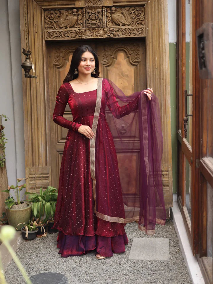 Tanu Series Premium Spacesilk Anarkali