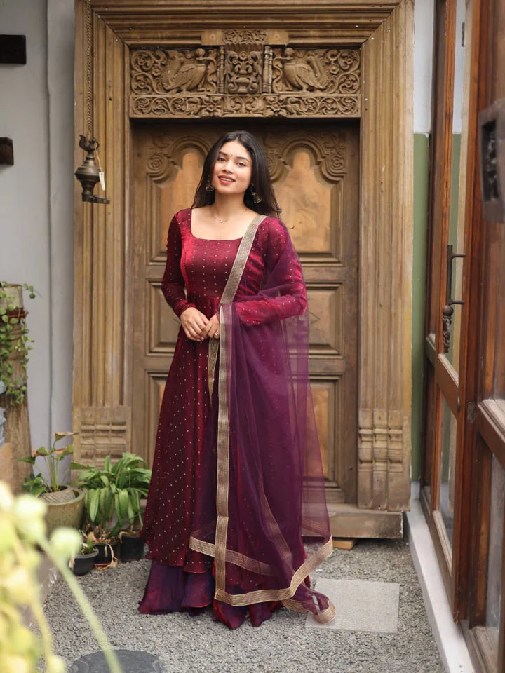 Tanu Series Premium Spacesilk Anarkali