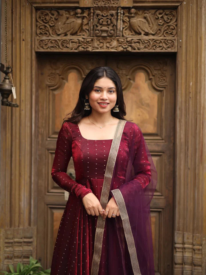 Tanu Series Premium Spacesilk Anarkali