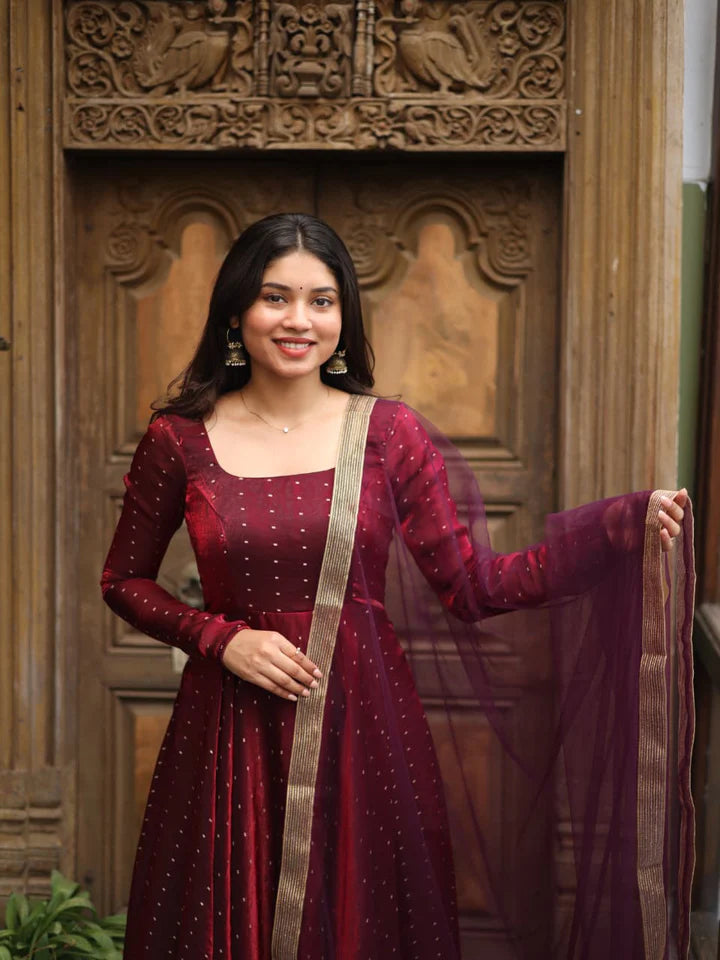 Tanu Series Premium Spacesilk Anarkali