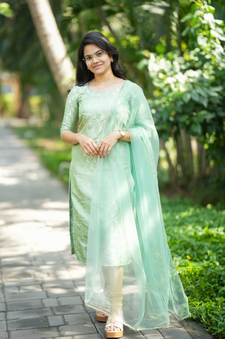Vithya Series Premium Banaras kurti