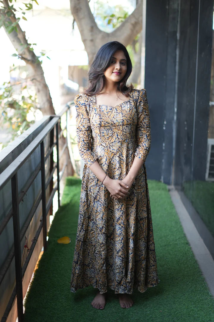 Leela - Simple and Elegant Kalamkari Anarkali