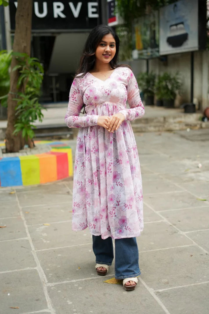 Reena Floral Georgette top
