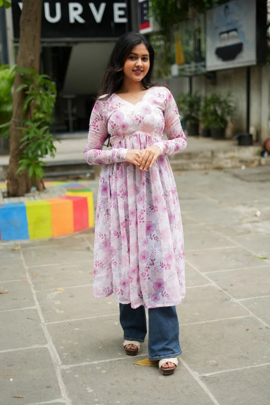 Reena Floral Georgette top