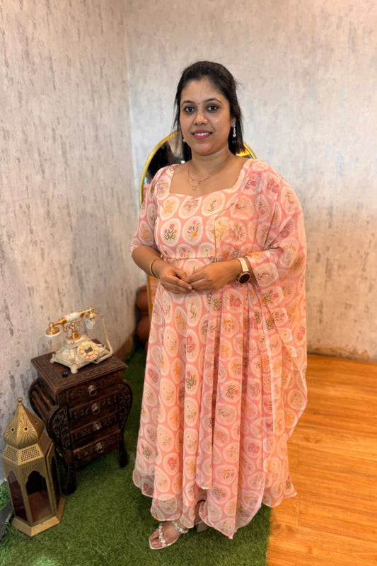 Aarvi Series Premium Georgette Anarkali