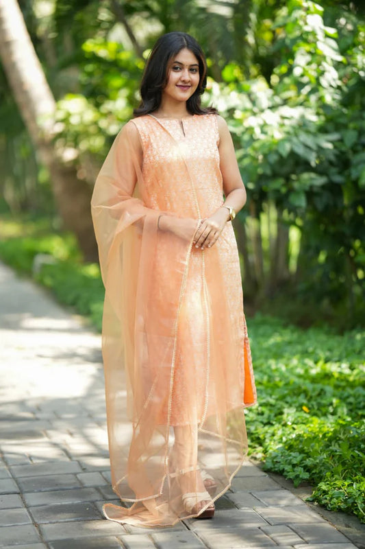 Vithya Series Premium Banaras kurti