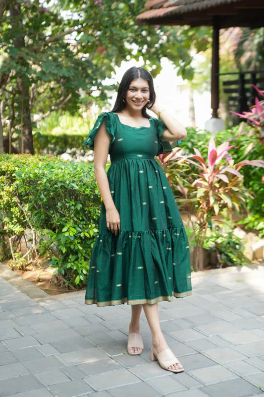 Nandhini Premium Handloom Dress