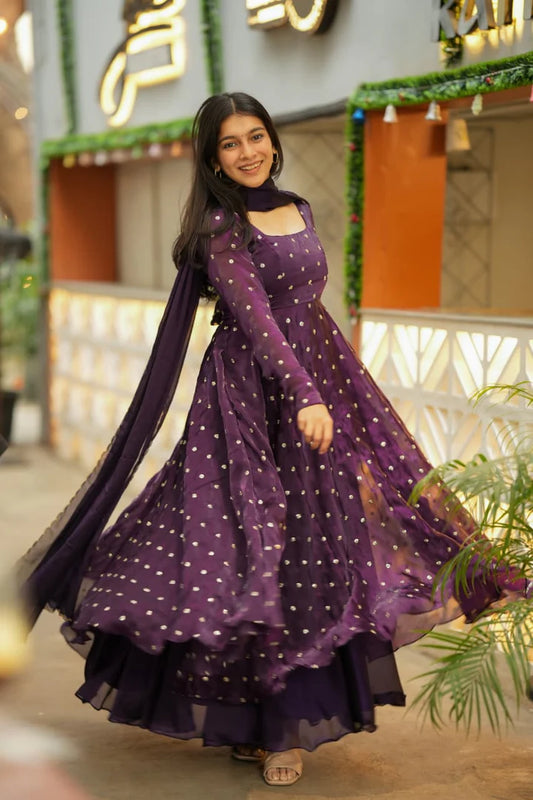 Tanu Premium Spacesilk Anarkali