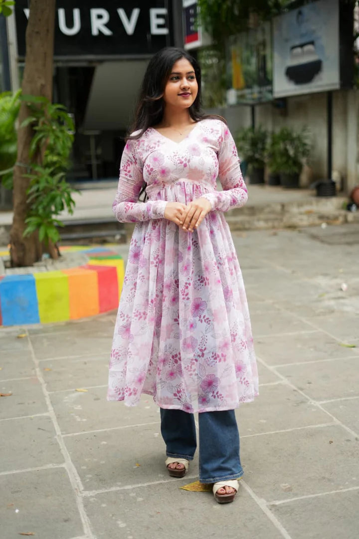 Reena Floral Georgette top