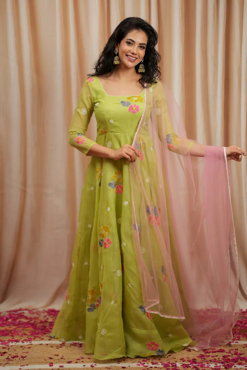 Sathya Premium Simple and Elegant Anarkali