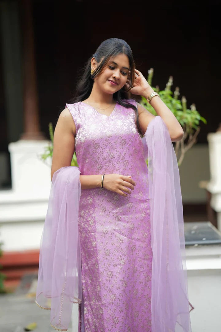 Vithya Series Premium Banaras Kurti