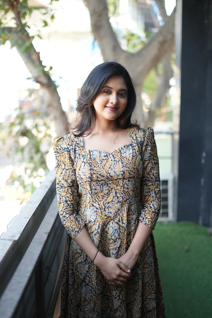 Leela - Simple and Elegant Kalamkari Anarkali