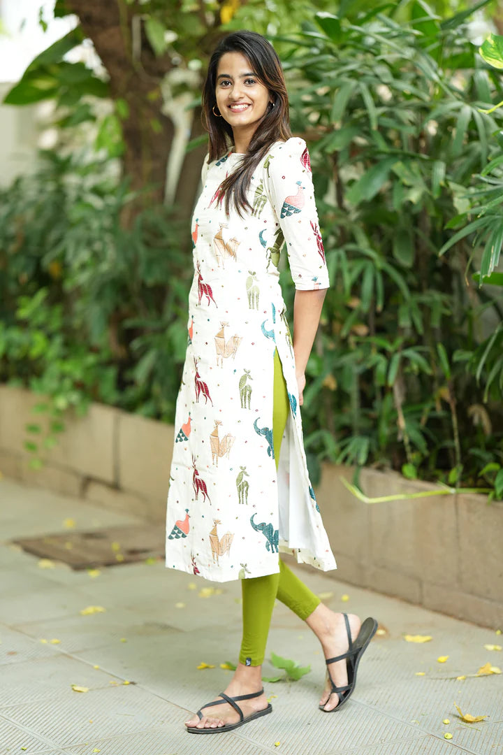SAANVI - DESIGNER COTTON DRESS