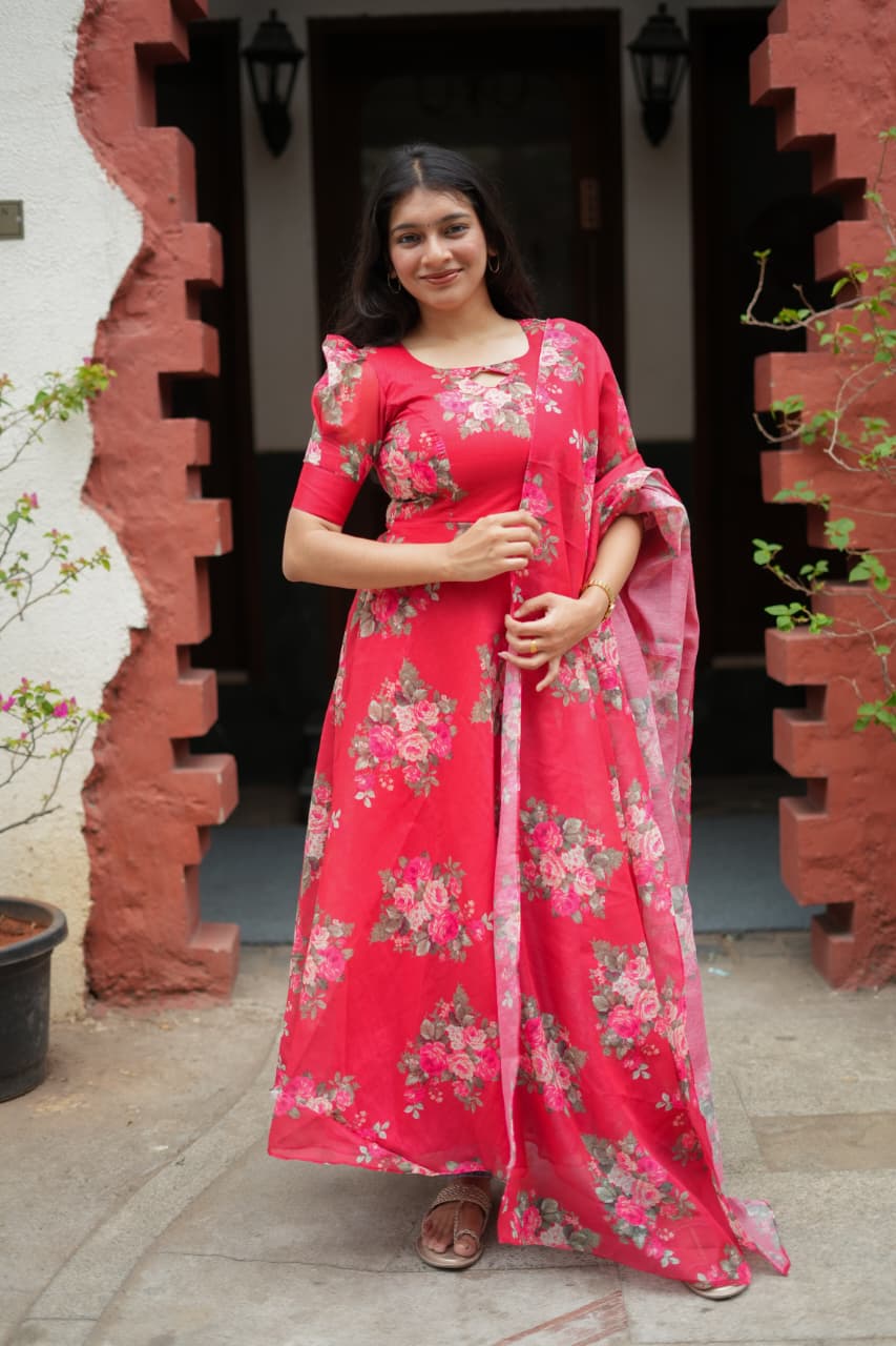 Rithika Series Georegette Anarkali