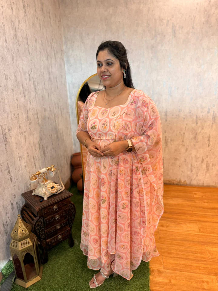 Aarvi Series2 Premium Georgette Anarkali