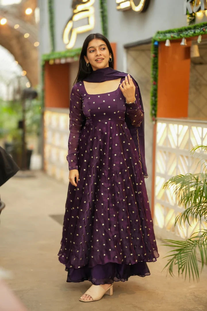 Tanu Premium Spacesilk Anarkali