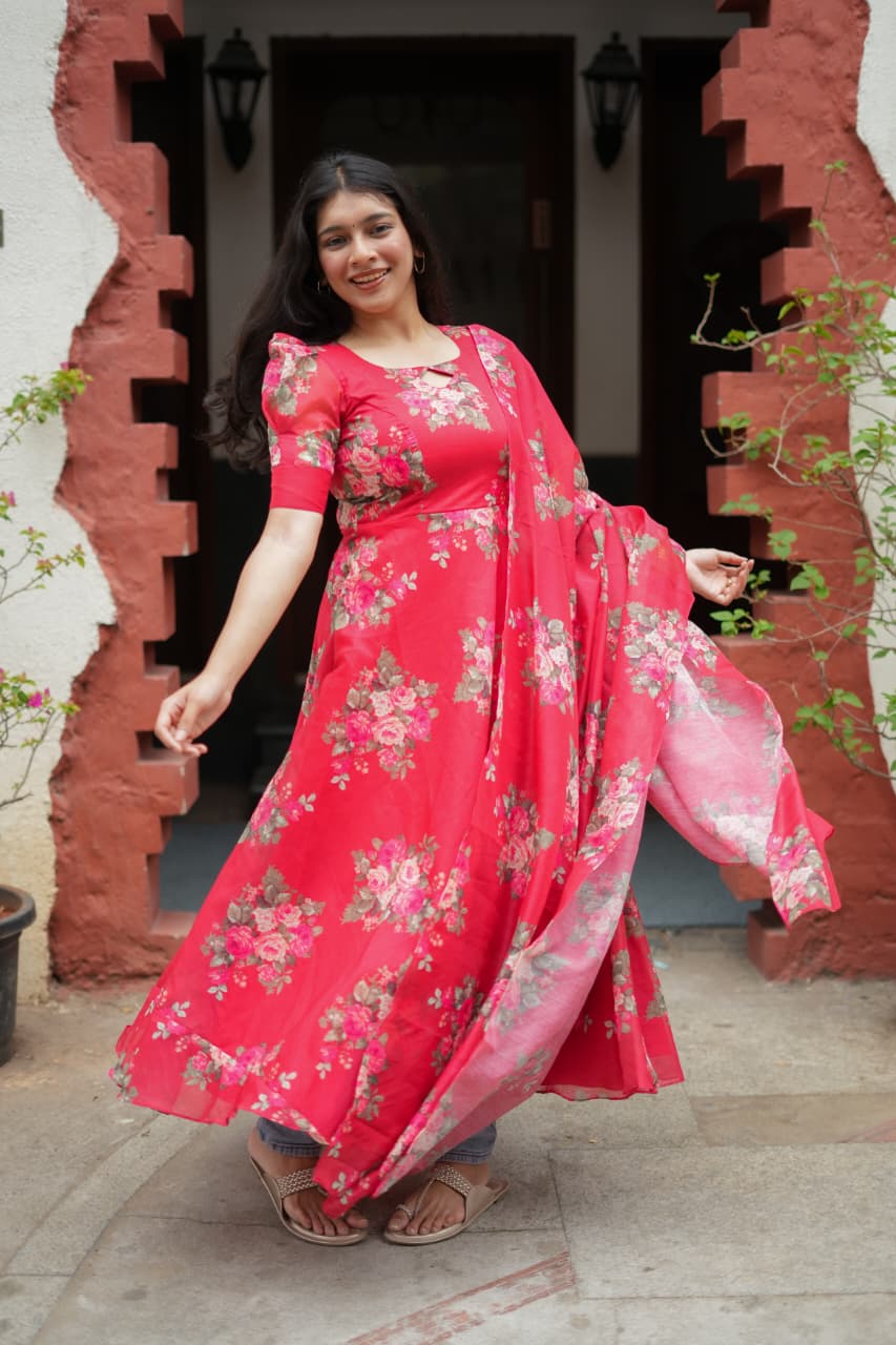 Rithika Series Georegette Anarkali