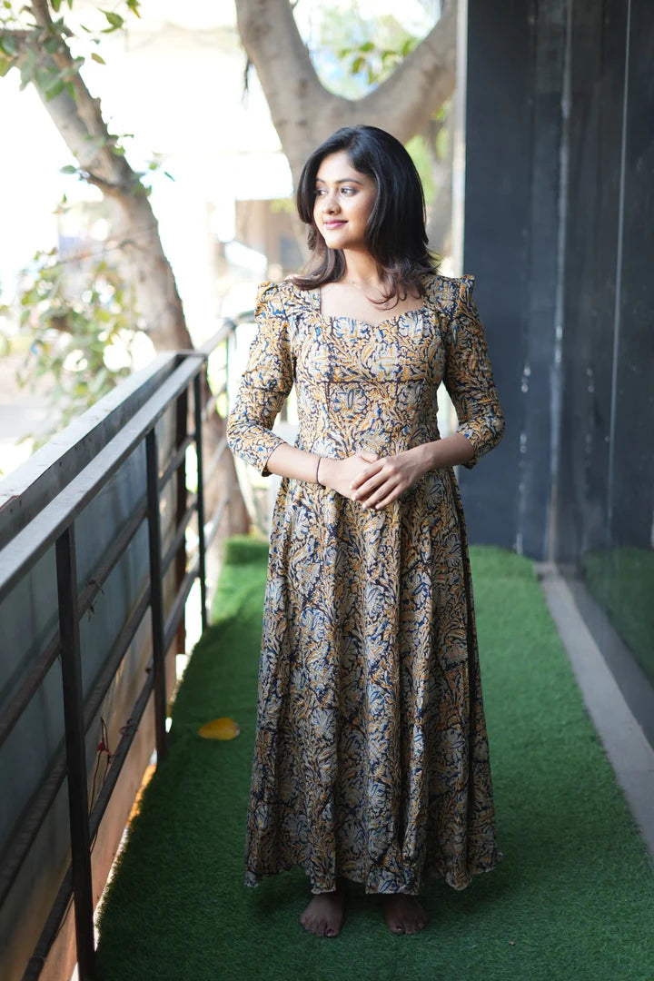 Leela - Simple and Elegant Kalamkari Anarkali