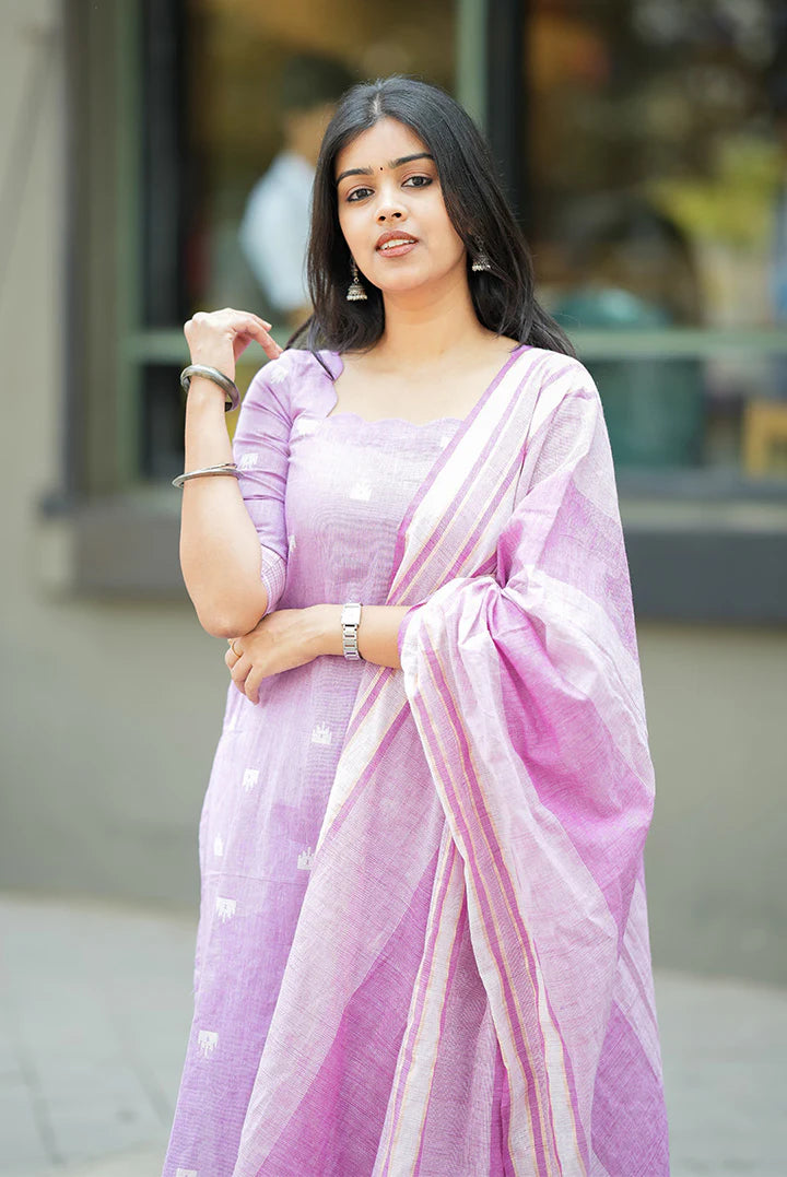 ZIVA -  Luxury handcrafted cotton kurti set