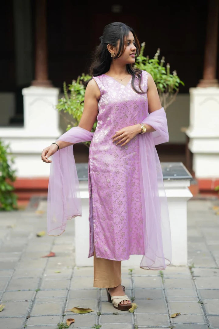 Vithya Series Premium Banaras Kurti