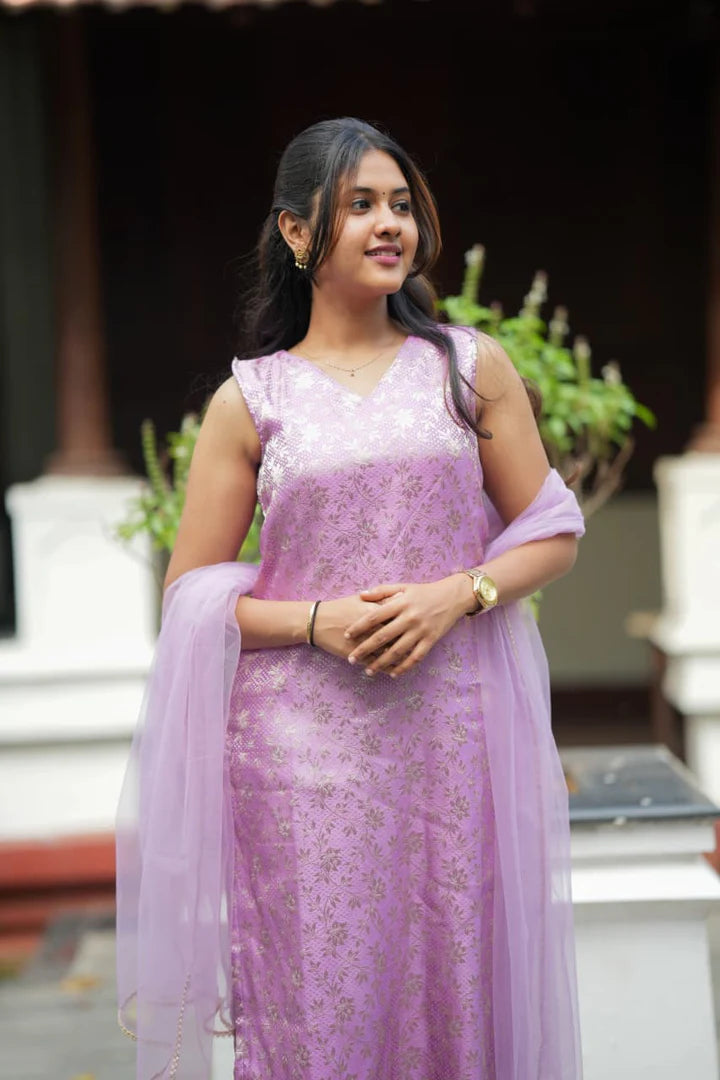 Vithya Series Premium Banaras Kurti