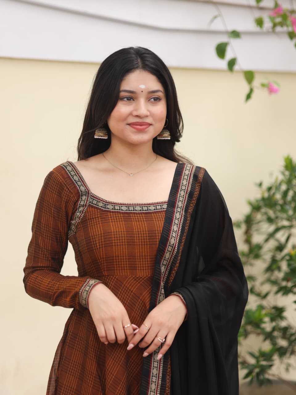 Anbini Pure Handloom Anarkali
