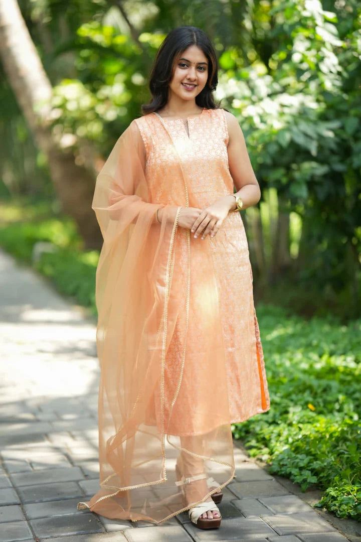 Vithya Series Premium Banaras kurti