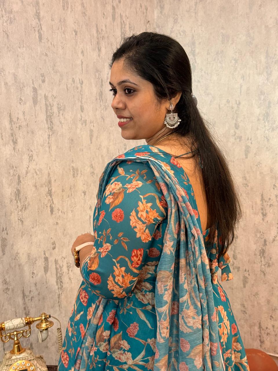 Aarvi Series - Premium Floral Anarkali