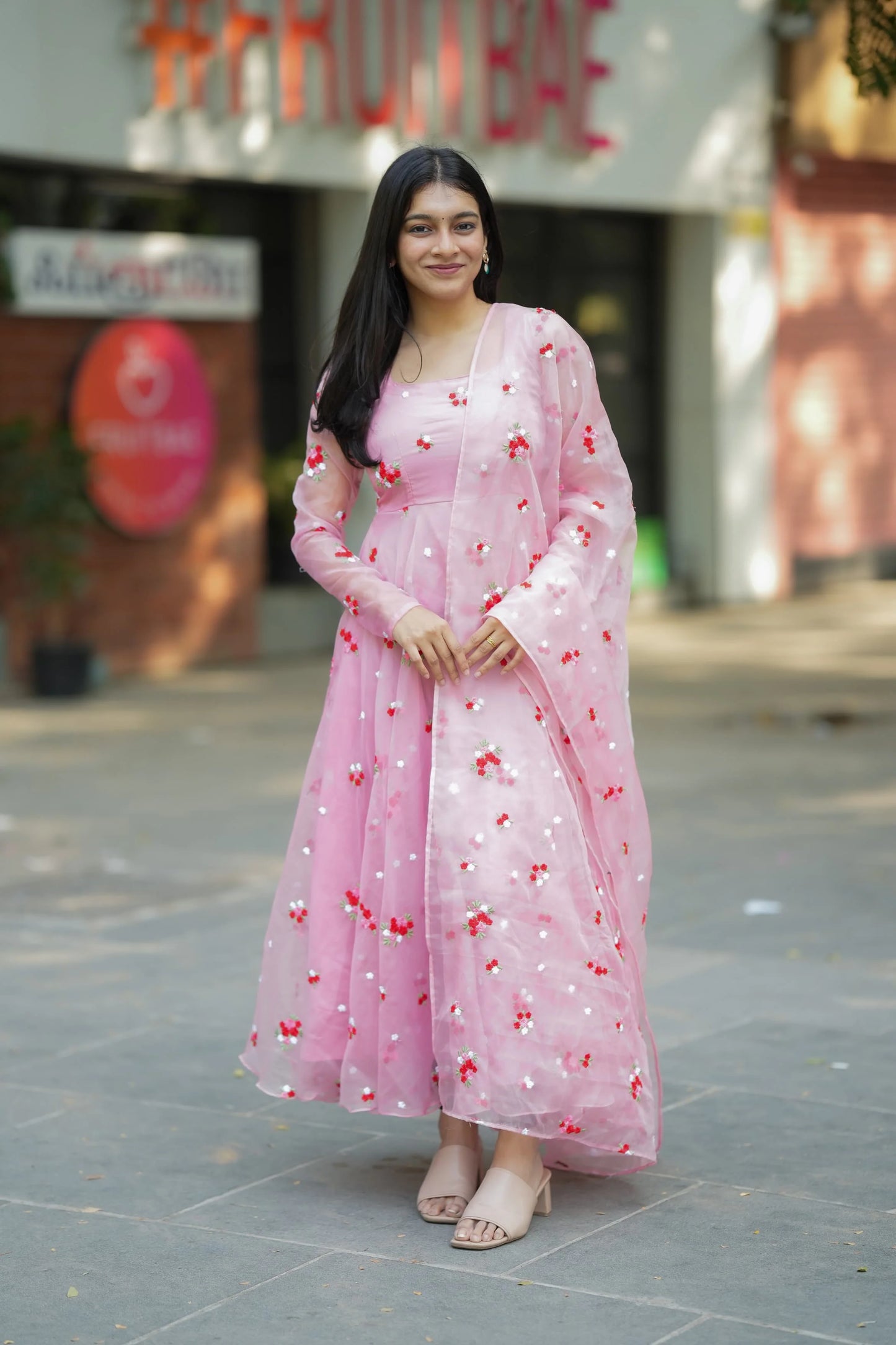 Ananya Premium Organza Anarkali