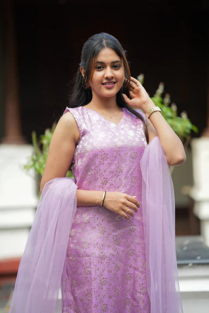 Vithya Series Premium Banaras Kurti