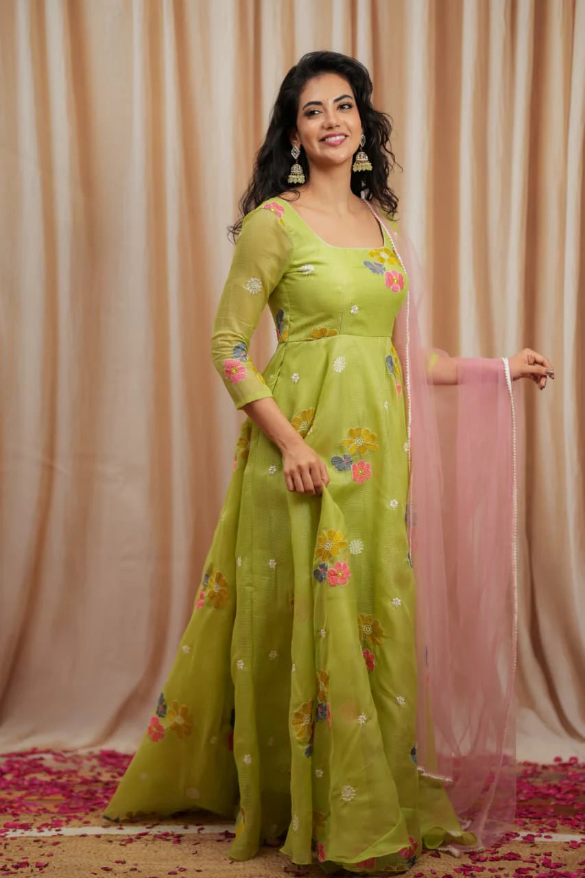 Sathya Premium Simple and Elegant Anarkali