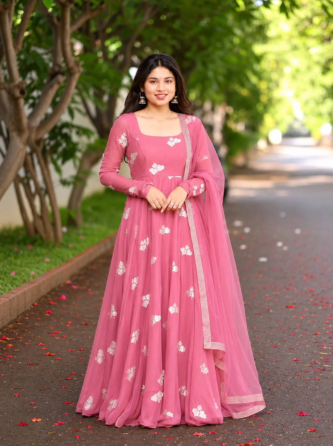 Iyal Premium Spacesilk Anarkali