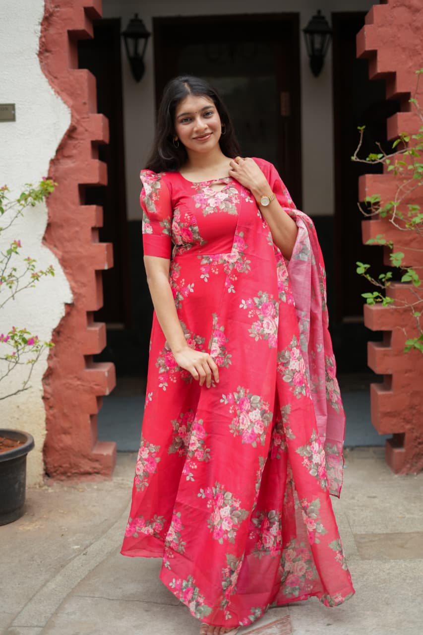 Rithika Series Georegette Anarkali