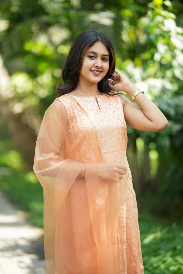 Vithya Series Premium Banaras kurti