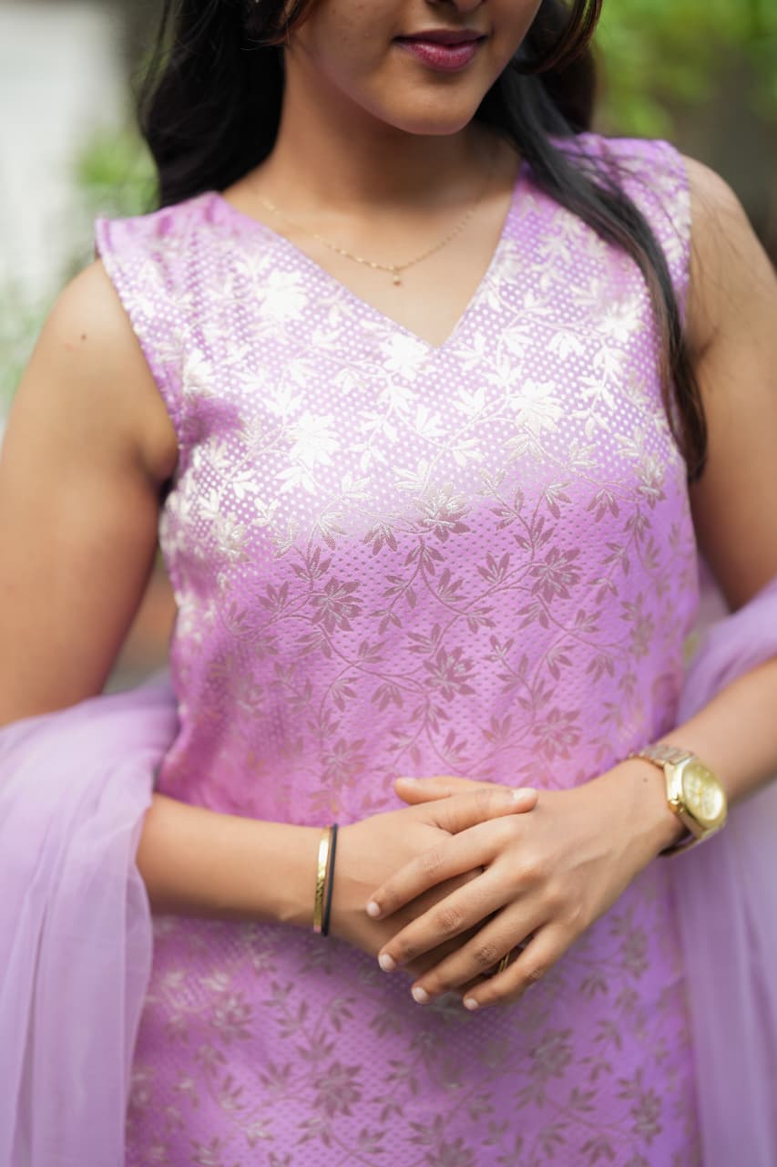 Vithya Series Premium Banaras Kurti