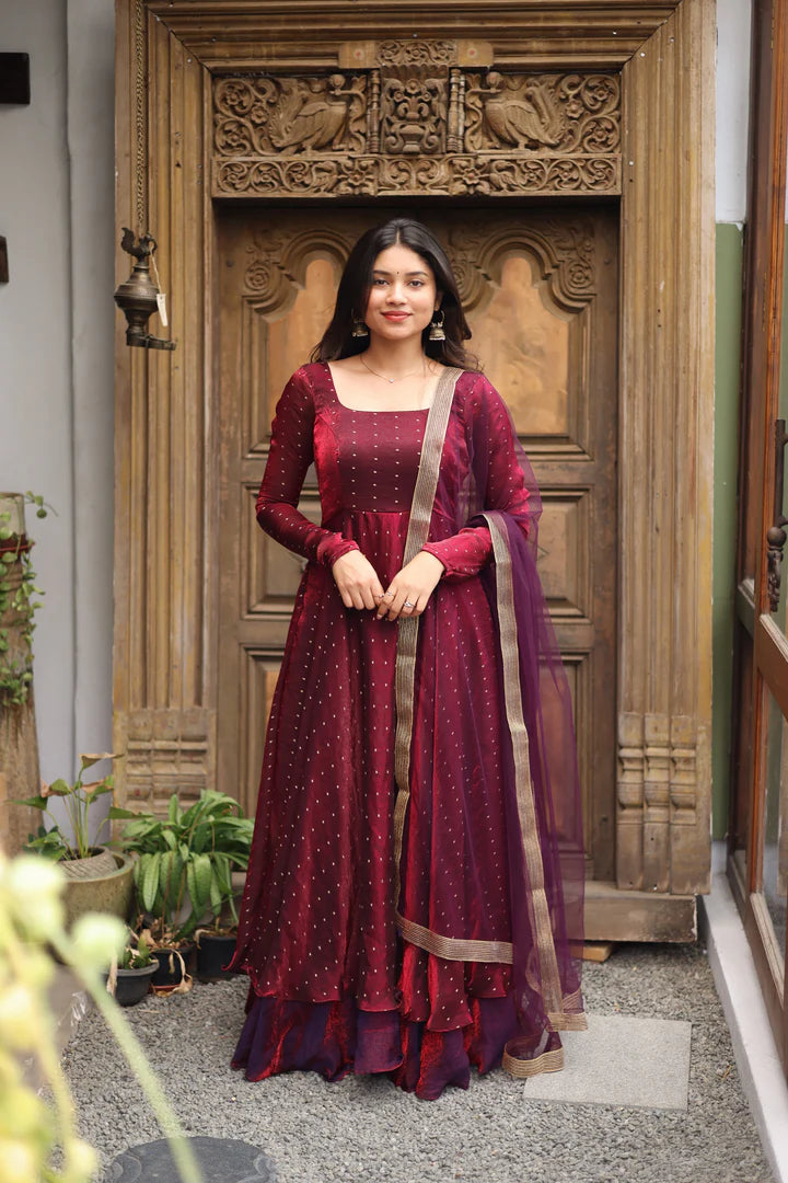 Tanu Series Premium Spacesilk Anarkali