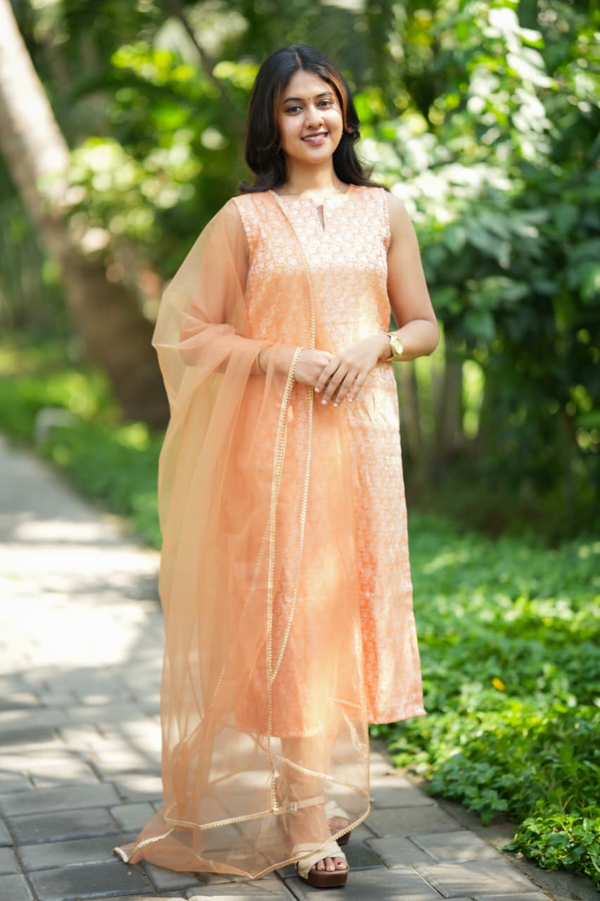 Vithya Series Premium Banaras kurti