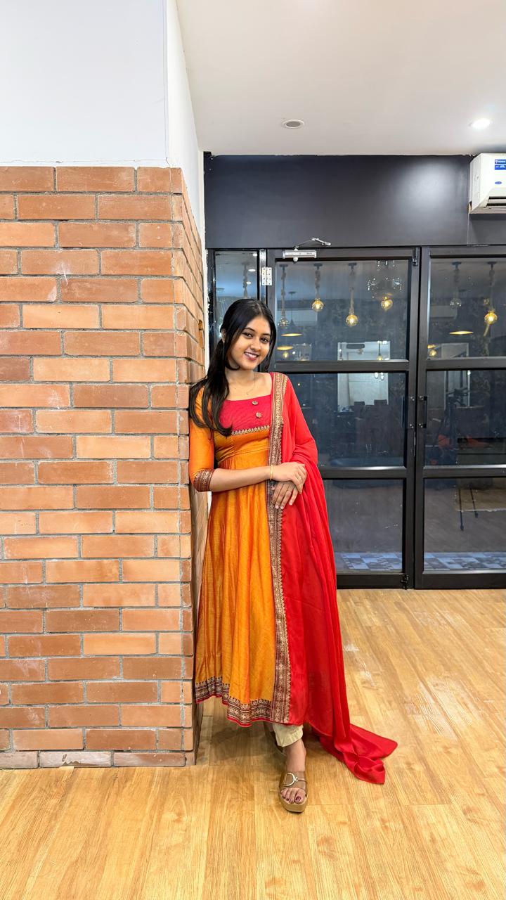 DD981 - Thulasi Premium Handloom Cotton Anarkali