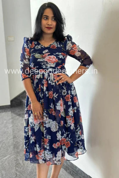 JANU -  FLORAL GEORGETTE