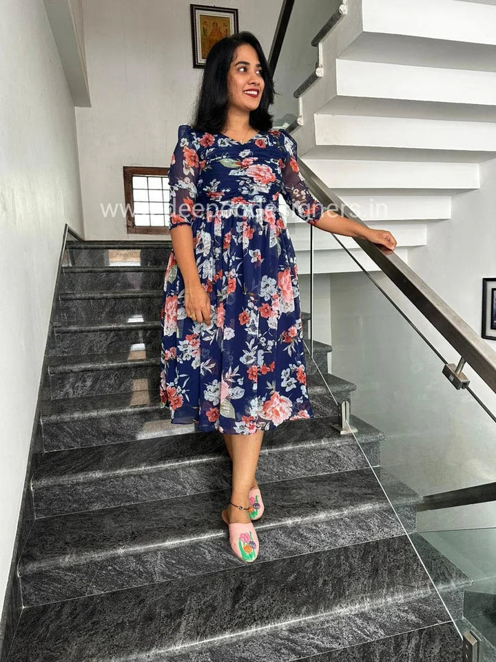 JANU -  FLORAL GEORGETTE