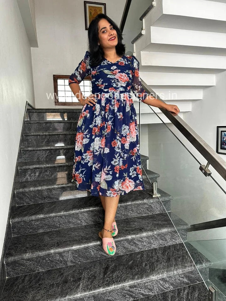 JANU -  FLORAL GEORGETTE