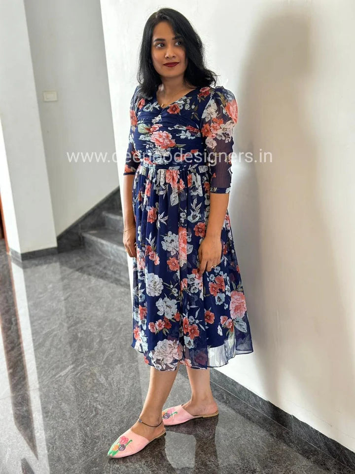 JANU -  FLORAL GEORGETTE